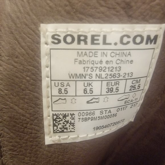 Sorel After Hours Beach Tan Suede Wedge Boot 8 1/2 NWOT/No Box - Picture 11 of 11